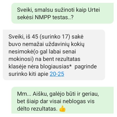 Dovilės pranešimas